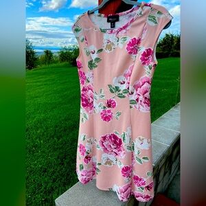 Ronni Nicole Petite Floral Cap Sleeve Dress